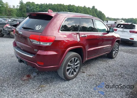 2017 Jeep Grand Cherokee Overland 4X4 из США, поврежденный, VIN 1C4RJFCG4HC659225